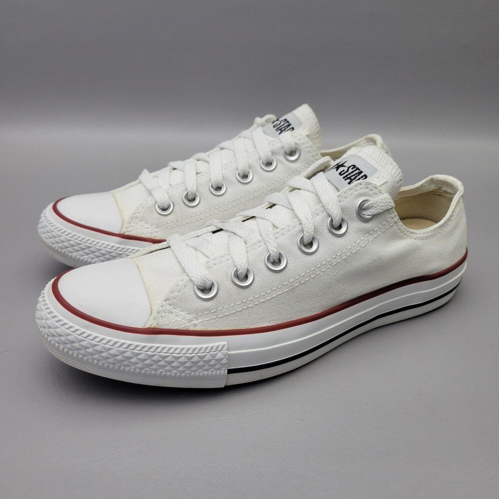 Converse Chuck Taylor All Star Low Womens Size 7 White Athletic Shoes Sneakers